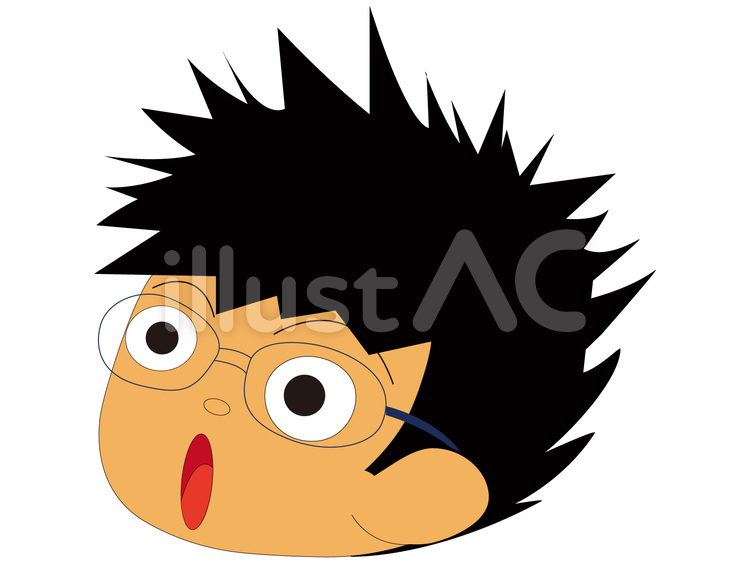 仰天する男の子 仰天,驚く,びっくりのイラスト素材