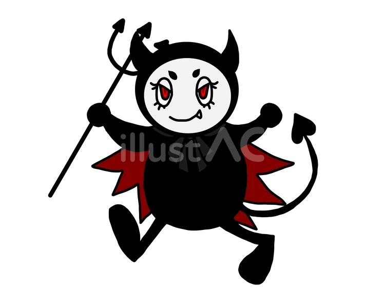 悪魔 イラスト - No: 24455375｜無料イラスト・フリー素材なら「イラストAC」