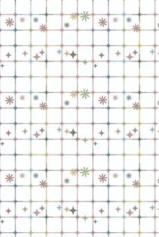 タイルっぽいカラフルパターンカード花と光 タイル,花,光,キラキラ,スモーキーカラー,カラフル,かわいいのイラスト素材