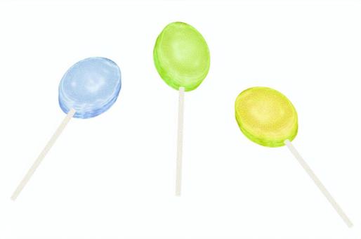 Illustration, candy, baton, stick, 