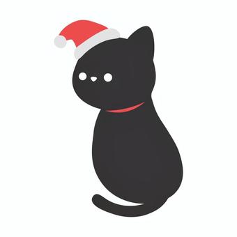 黒猫サンタイラスト｜無料イラスト・フリー素材なら「イラストAC」