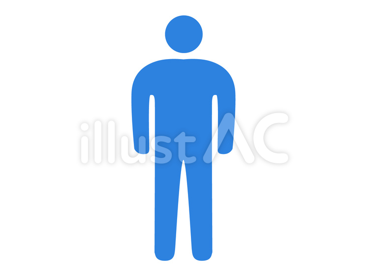 男性　マーク 男性,マーク,人のイラスト素材