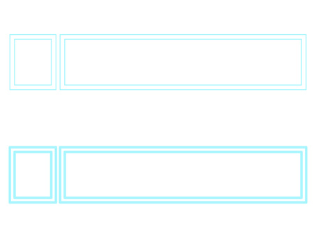 Illustration, checkbox, four corners, title, 