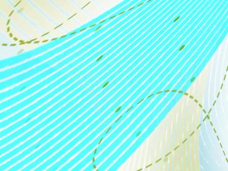 流線のリズム-アクアブルー04 ブルー,流線,抽象,背景,曲線,グラデーション,光,水,シンプル,クリーンのイラスト素材