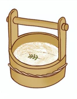 Illustration, somen, mangsa panas, kelangan, 