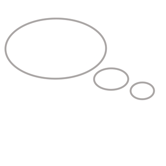 ふきだし ふきだし ふきだし,会話,グレー色,瞑想,考えるのイラスト素材