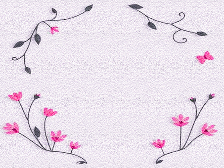 花柄のポストカード絵葉書の背景壁紙素材 ポストカード,絵はがき,花,柄,背景,壁紙,下地,コピースペース,テキストスペース,フリースペースのイラスト素材