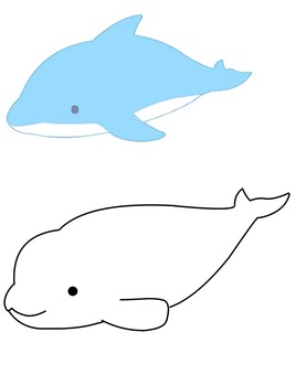 手描きイラスト シロイルカ ベルーガ スナメリ 絵画 タペストリ 驚きの値段で Www Imc Edu My
