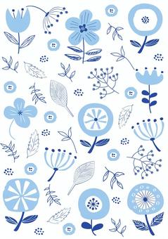 Illustration, nordic winds, botanical, flower, 