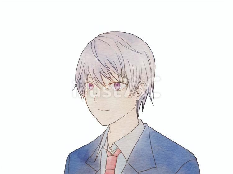 Free Vectors | Watercolor style young man, diagonal