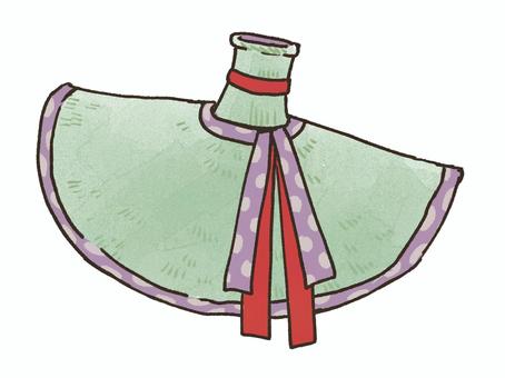 綾藺笠 綾藺笠,平安時代,日本史,装束,流鏑馬のイラスト素材