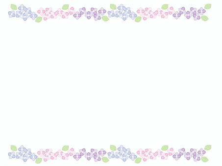 アジサイ 水彩パターン アジサイ 水彩パターン アジサイ,花,水彩のイラスト素材