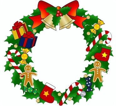 xmas lease _ 2, xmas, christmas, christmas wreath, JPG and PNG