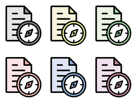 Illustration, file, position, magnetic needle, 