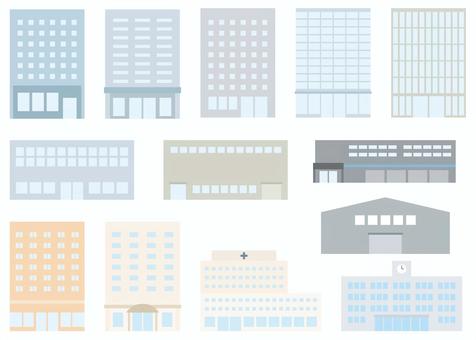 Illustration, building, company, factory, 