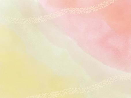 やさしい背景飾りライン付き