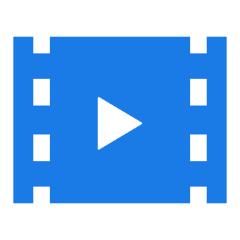 動画再生のアイコン 青 動画,再生,ムービー,ビデオ,動画再生,youtube,ユーチューブ,デジタル,配信,マルチメディアのイラスト素材