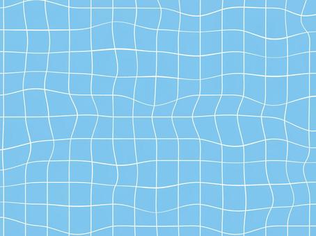 ゆがんだタイル 方眼,マス目,タイル,ゆがみ,波打ち,ぐにゃぐにゃ,うねうねのイラスト素材