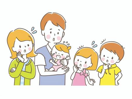 Illustration, family, cry, i was in trouble., 