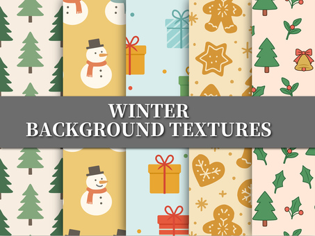 冬のテクスチャ5セット