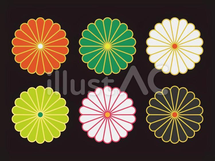 和柄 日本,祝,テクスチャのイラスト素材