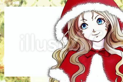 クリスマス少女フレーム