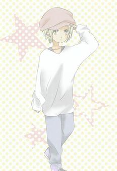 男の子 人物,男の子,キャラクター,パステルカラー,一枚絵,かっこいい,かわいい,淡い,萌え系,綺麗のイラスト素材