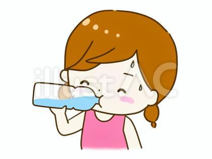 水分補給 女の子