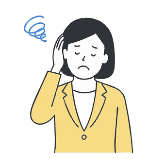 困っている 女性 ビジネスマン 困っている 女性 ビジネスマン 人物,悩む,困った,女性,考える,若い,人,不安,わからない,思案のイラスト素材