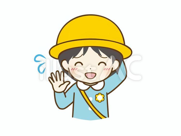 照れる幼稚園男児 デフォルメ,キャラクター,表情のイラスト素材