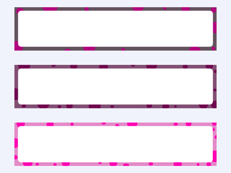 Simple Picture Frame Telop Base -Polka Dot Purple-, JPG and PNG Simple Picture Frame Telop Base -Polka Dot Purple-, sencillo, base telop, telop, JPG and PNG