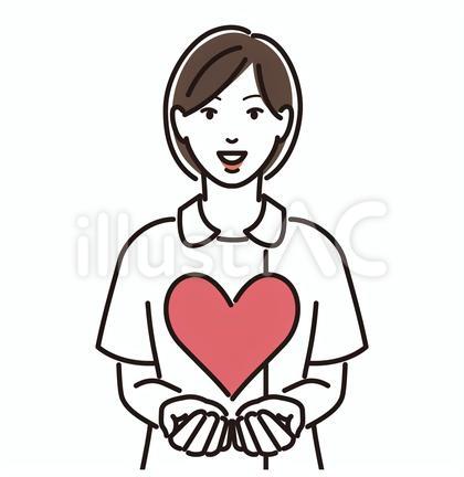 ハートを持つ看護師