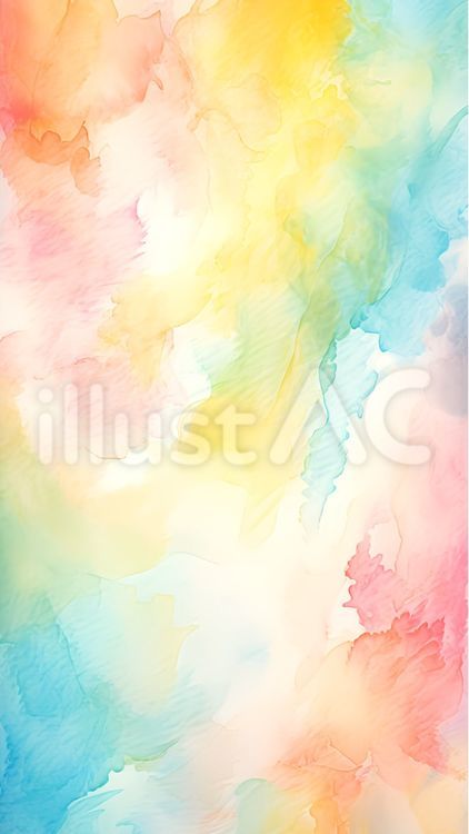 ライトシアンとイエロー背景3 水彩,グラデーション,美しいのイラスト素材