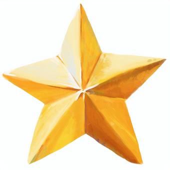 キラキラ星 星,リアル,金色,クリスマス,トップスターのイラスト素材