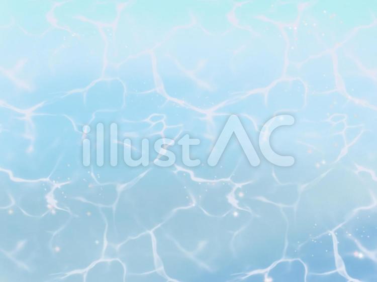 水面　水色 水面,水色,キラキラのイラスト素材