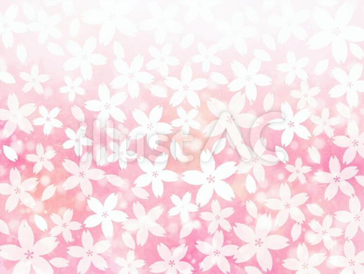桜背景 桜,背景,水彩のイラスト素材