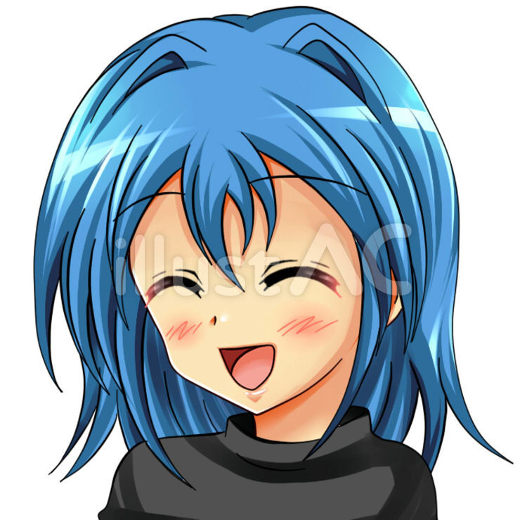 りる　表情３５－４ オリジナル,オリキャラ,キャラクターのイラスト素材