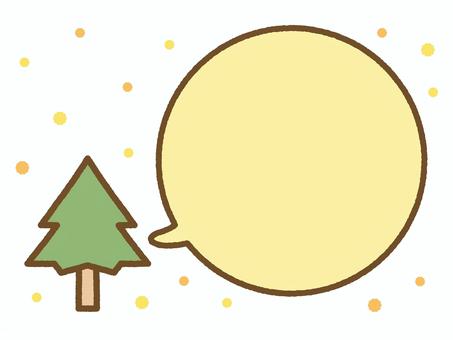 杉と花粉と吹き出し02 杉と花粉と吹き出し02 花粉症,花粉,吹き出し,ふきだし,春,アレルギー,スギ花粉,スギ,杉,杉の木のイラスト素材
