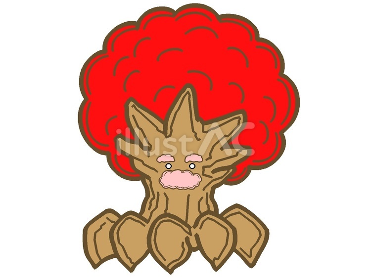 赤色モチーフの樹木の魔物 木,樹木,植物のイラスト素材