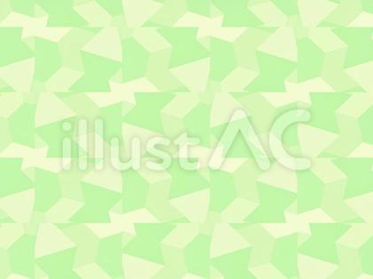 緑の幾何学模様が織りなす抽象画1141