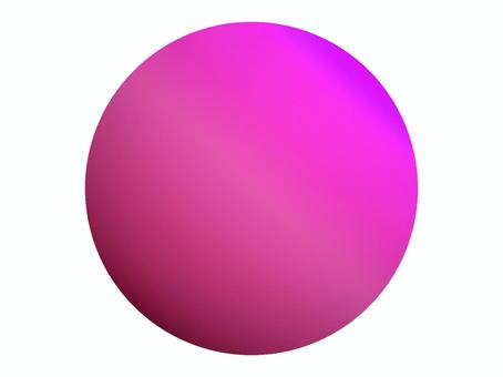 ピンク色の玉 アイコン,球体,玉,紫,赤紫,ピンク,丸い,きれい,美しい,神秘的のイラスト素材