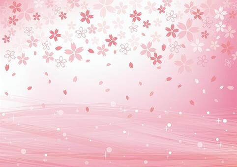 Sakura Pattern Background 02, cherry blossoms, cherry blossoms, spring, JPG, PNG and AI