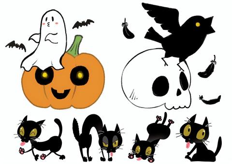 Illustration, jack-o-lantern, obake, balung, 