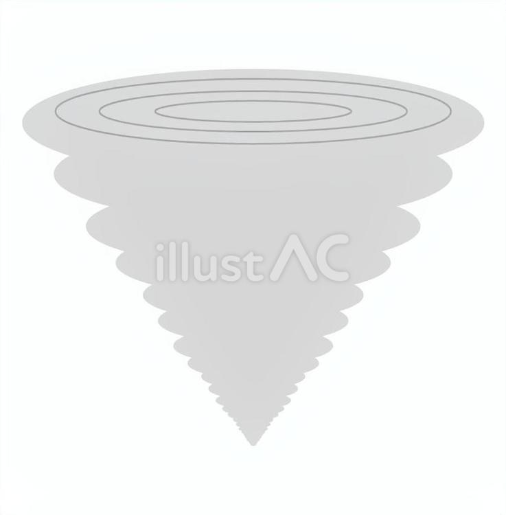 台風・嵐 竜巻,台風,強風のイラスト素材