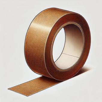 ガムテープ 茶色 ガムテープ 茶色 ガムテープ,工作,茶色のイラスト素材