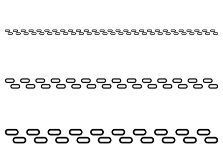Monochrome dotted decorative lines set, dotted line, line, decorative ruling, JPG and PNG