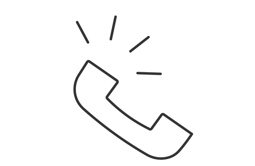 白い受話器のアイコン 電話,受話器,アイコン,電話番号,話す,可愛い,着信,会話,通話,聞くのイラスト素材