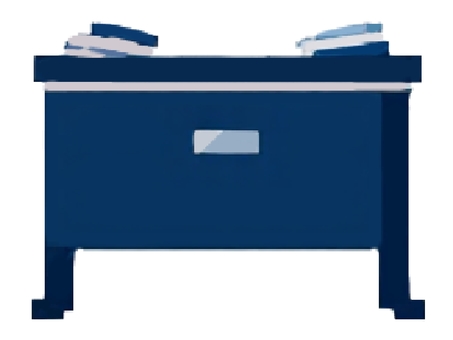 オフィスにある仕事用のデスク