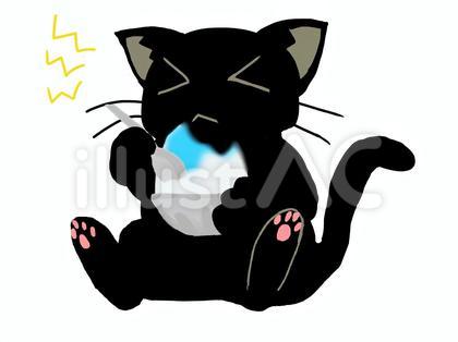 クロネコちゃんかき氷2