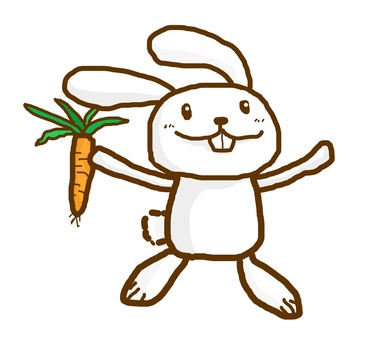 Rabbit carrot, rabbit, rabbit, rabbit, JPG and PNG